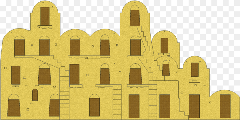 Ghorfa Ele Color, Arch, City, Building, Brick Sticker PNG