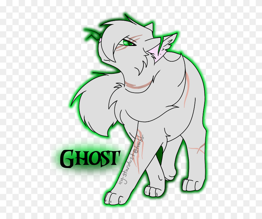 514x640 Ghost A Scar Covered Long Furred Silver Tom With Piercing Cartoon, Graphics, Plant HD PNG Download