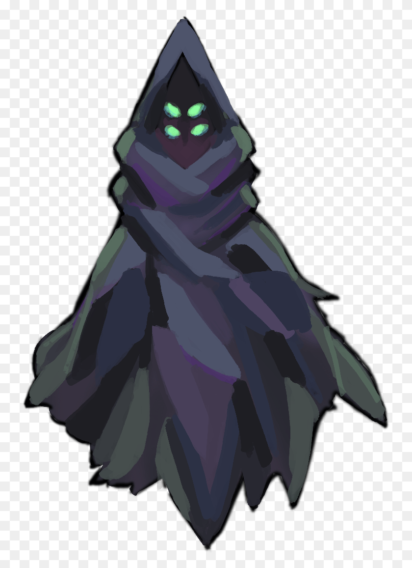 751x1096 Ghost Christmas Tree, Clothing, Person, Cape HD PNG Download