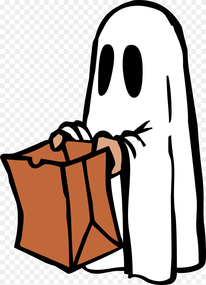1733x2400 Ghost Clip Playground Clipart Ya Ghost Trick Or Treat, Bag Transparent PNG
