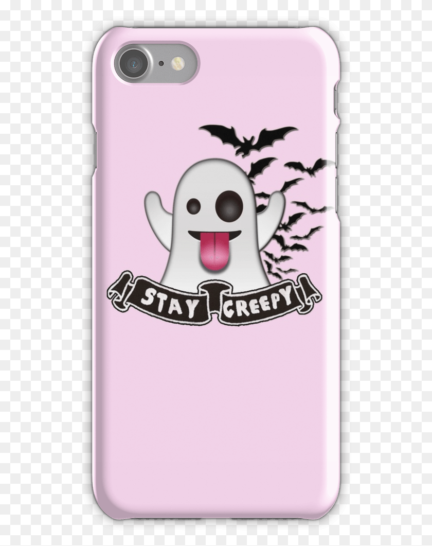527x1001 Ghost Emoji Iphone 7 Snap Case Halloween Clip Art, Mobile Phone, Phone, Electronics HD PNG Download