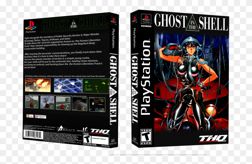 691x486 Ghost In The Shell Box Art Cover, Helmet, Clothing, Apparel HD PNG Download