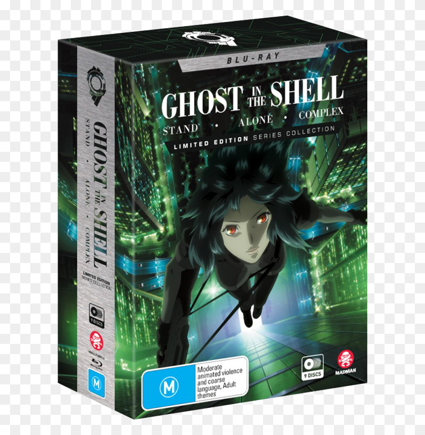 612x800 Descargar Png Fantasma En La Concha Fantasma En La Concha Stand Alone Complex Blu Ray Limited, Poster, Anuncio, Flyer Hd Png