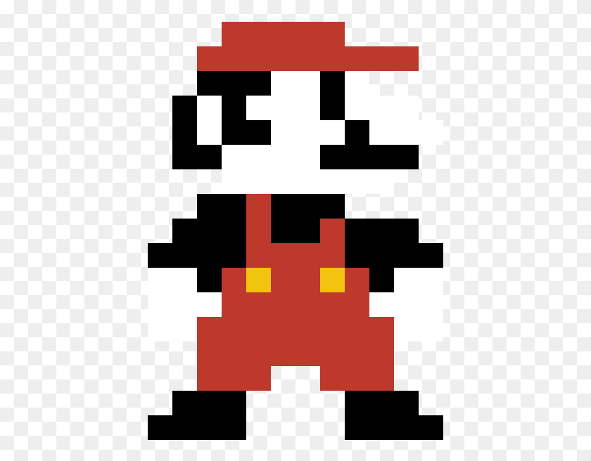 421x596 Ghost Mario Mario Pixel Art Animation, First Aid, Pac Man, Minecraft HD PNG Download