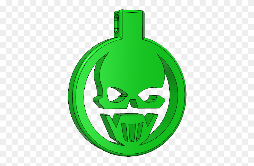 394x491 Descargar Png Ghost Recon Videogame Llavero Emblema, Verde, Símbolo, Símbolo De Reciclaje Hd Png