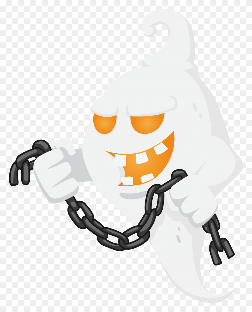 4677x5878 Ghost With Chain Clipart Image Ghost With Chain, Person, Human, Performer HD PNG Download