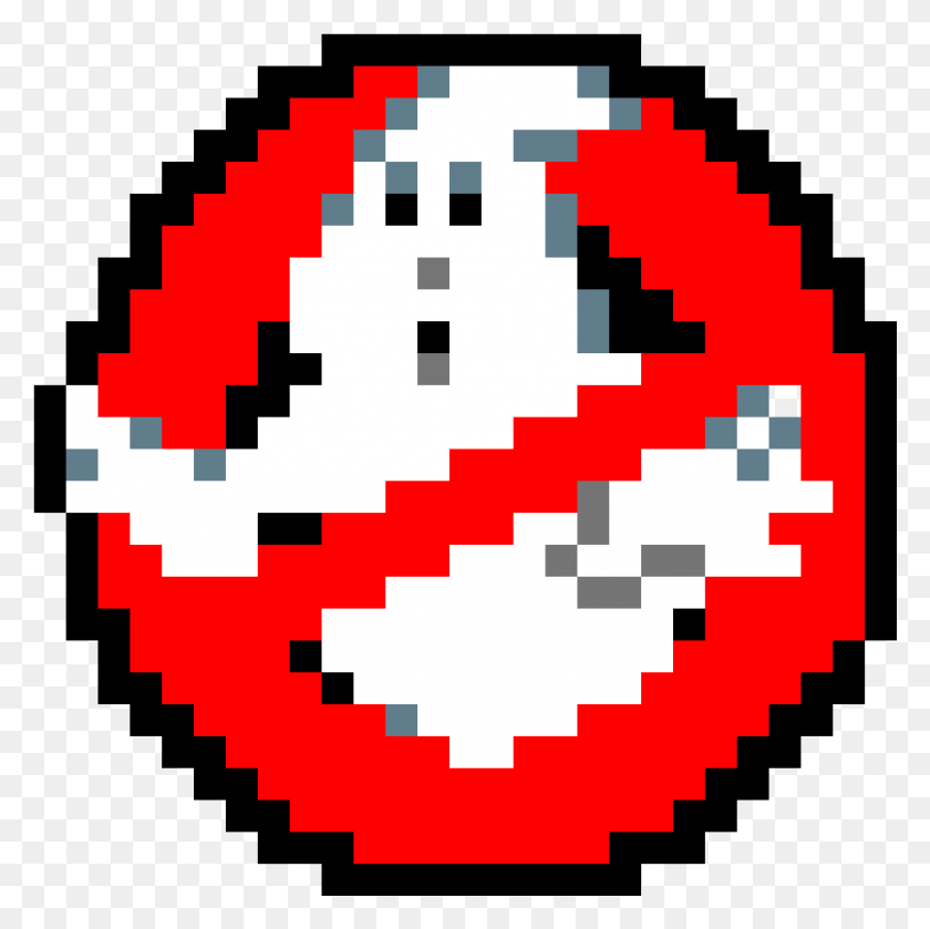 1000x1000 Ghostbusters Pixel Art De Cazafantasmas, Rug, Text, Sweets HD PNG Download