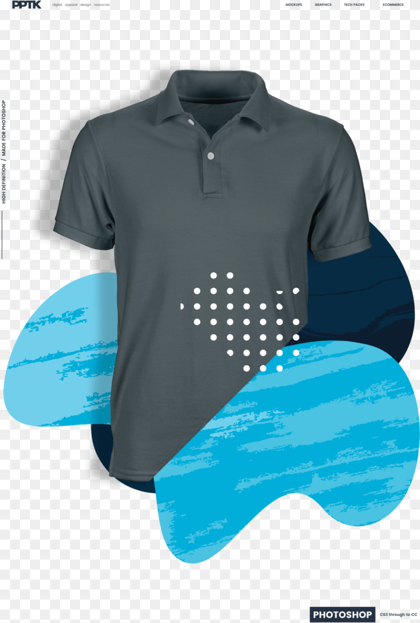1128x1675 Ghosted Mens Polo Shirt Template Photoshop Hero Polo T Shirt Mockup Psd, Clothing, T-shirt, Sleeve, Long Sleeve Clipart PNG