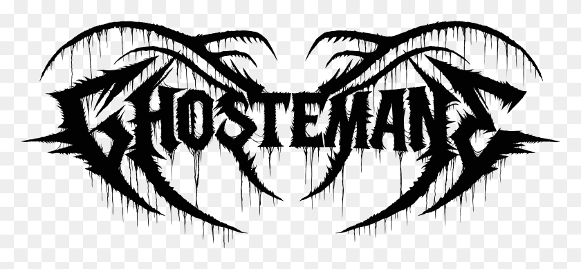 5217x2208 Ghostemane Logo, Text, Symbol, Trademark HD PNG Download