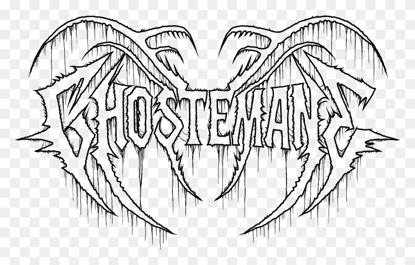 1451x887 Логотип Ghostemane, Серый, World Of Warcraft Hd Png Скачать