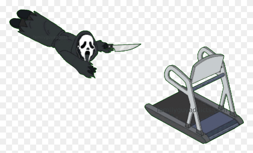 1039x597 Ghostface Train To Kill Ghostface Family Guy, Weapon, Weaponry, Blade HD PNG Download