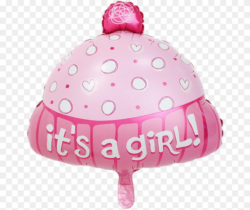665x706 Giant Baby Girl Its A Themed Baby Shower Balloons, Balloon, Birthday Cake, Cake, Cream PNG