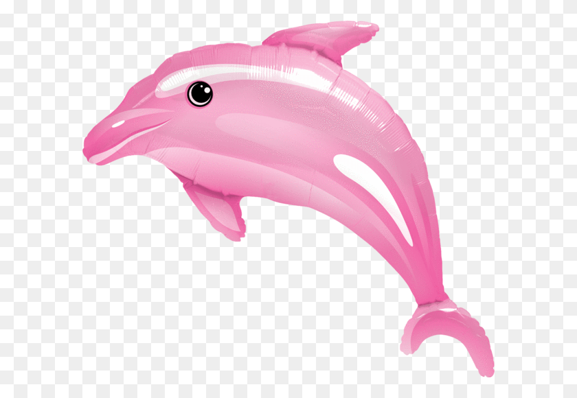 600x520 Giant Delightful Dolphin Balloon Pink Sea Life Mammals Dolphin Balloon, Mammal, Sea Life, Animal HD PNG Download