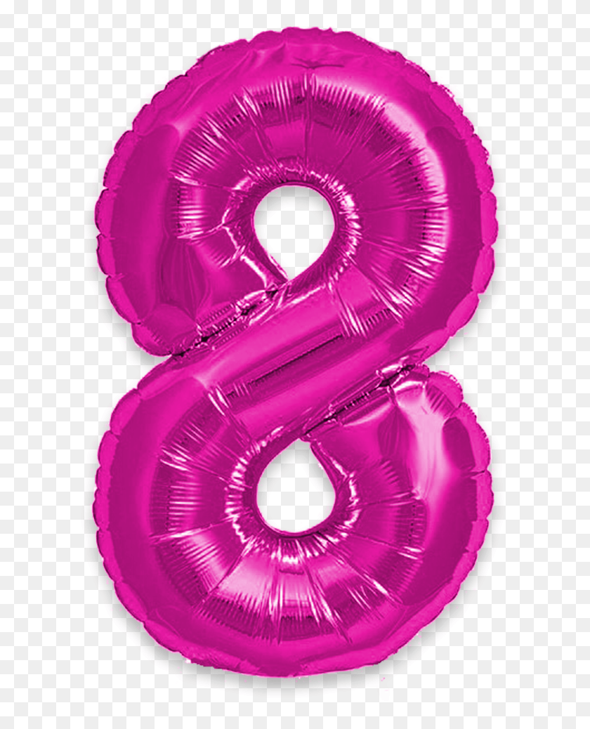 617x978 Giant Hot Pink Balloon Number, Ball, Inflatable, Heart HD PNG Download