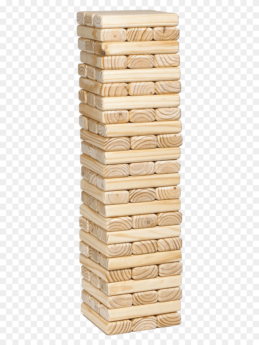 348x1058 Giant Jenga Plywood, Home Decor, Ivory, Wood HD PNG Download