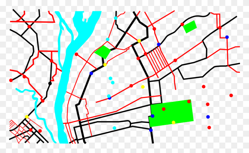 799x467 Descargar Png Mapa Gigante Lucite De La Ciudad De Gotham Png