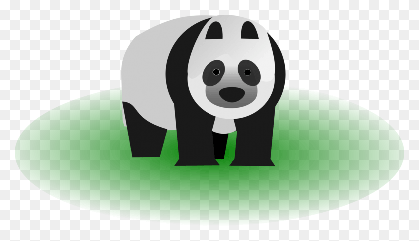 1381x750 Гигантская Панда Компьютерный Логотип, Млекопитающее, Животное, Дикая Природа Hd Png Скачать