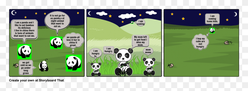 1145x368 Giant Panda Cartoon, Giant Panda, Bear, Wildlife HD PNG Download