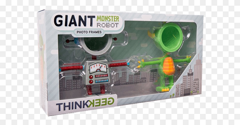 586x379 Descargar Png / Robot Gigante Y Monstruo Hd Png