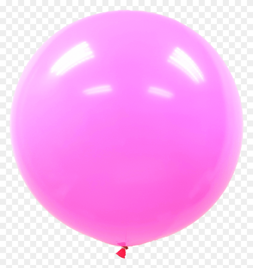 943x1004 Giant Round Latex Bubblegum Pink Balloon, Ball Descargar Hd Png
