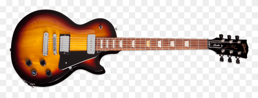 1843x612 Descargar Png Gibson Les Paul Studio Limited Fire Burst, Guitarra, Actividades De Ocio, Instrumento Musical Hd Png