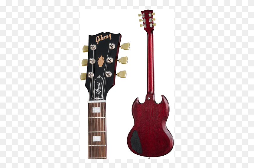 311x497 Descargar Png Gibson Sg Special Gibson Sg Special Sunburst, Guitarra, Actividades De Ocio, Instrumento Musical Hd Png