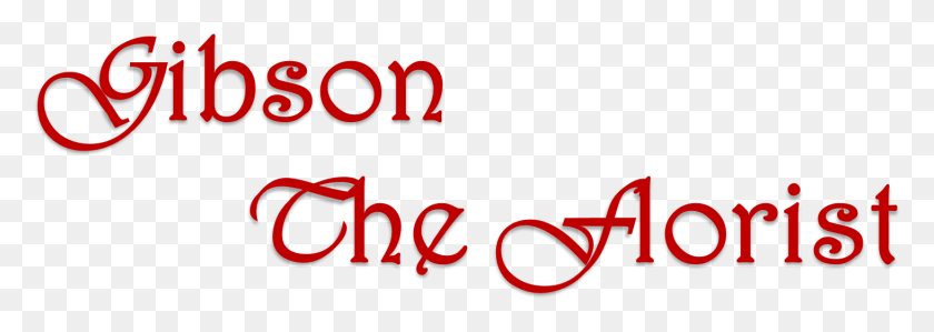 1462x448 Gibson The Florist Calligraphy, Text, Alphabet, Number HD PNG Download