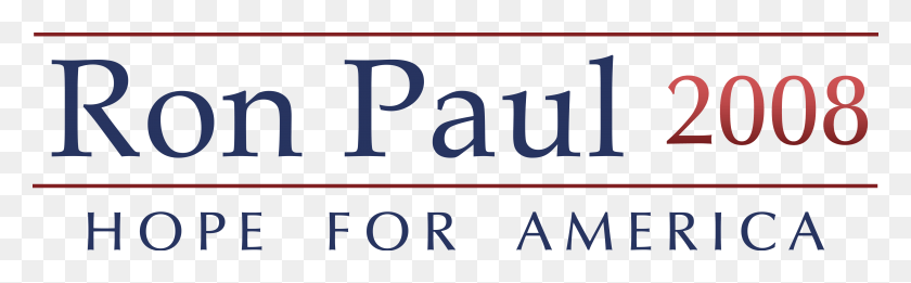 4800x1238 Gif Ron Paul 2008, Number, Symbol, Text HD PNG Download