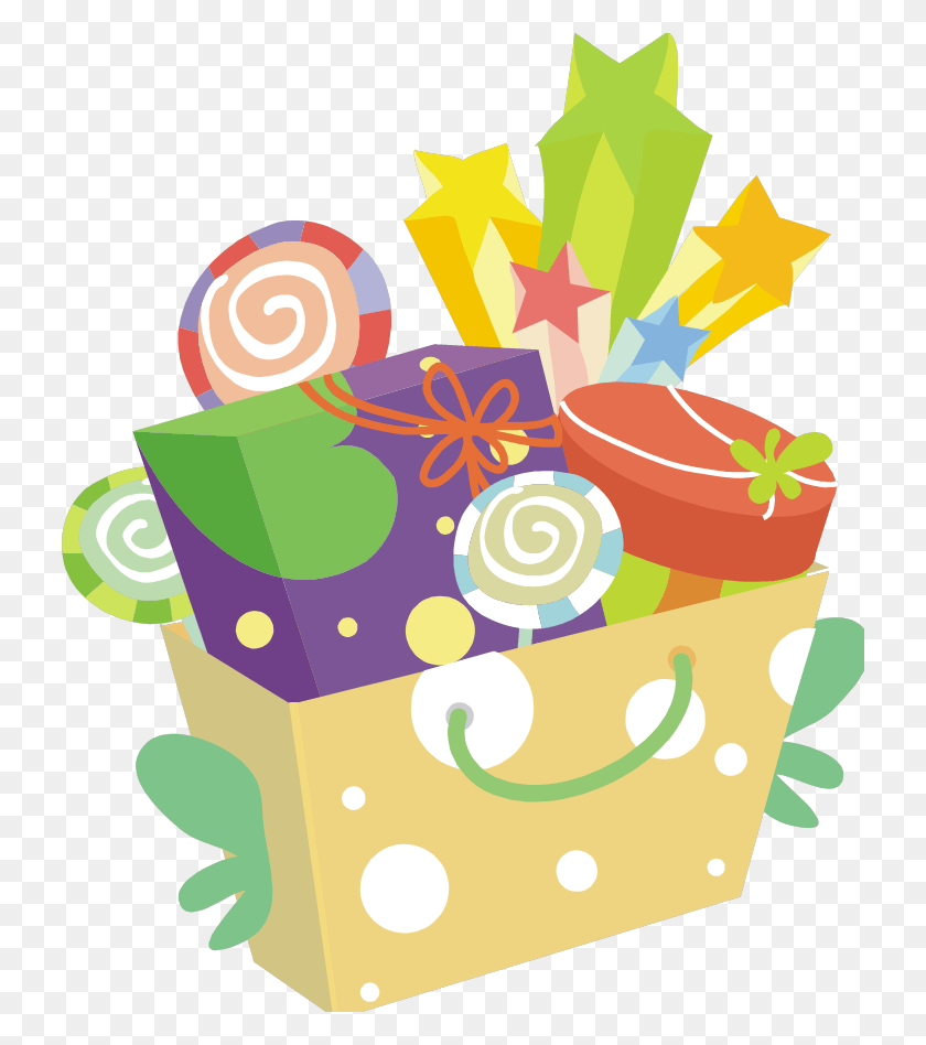 729x888 Gift Basket Clip Art, Graphics, Paper HD PNG Download