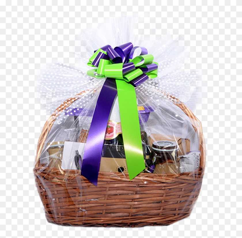 634x766 Gift Basket Transparent, Birthday Cake, Cake, Dessert HD PNG Download