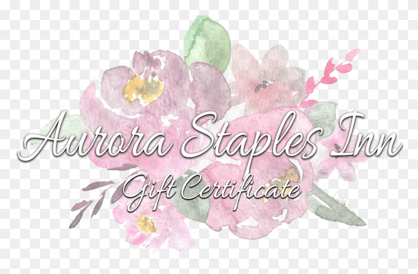 971x612 Gift Certificate Pastel Flowers, Flower, Plant, Blossom HD PNG Download