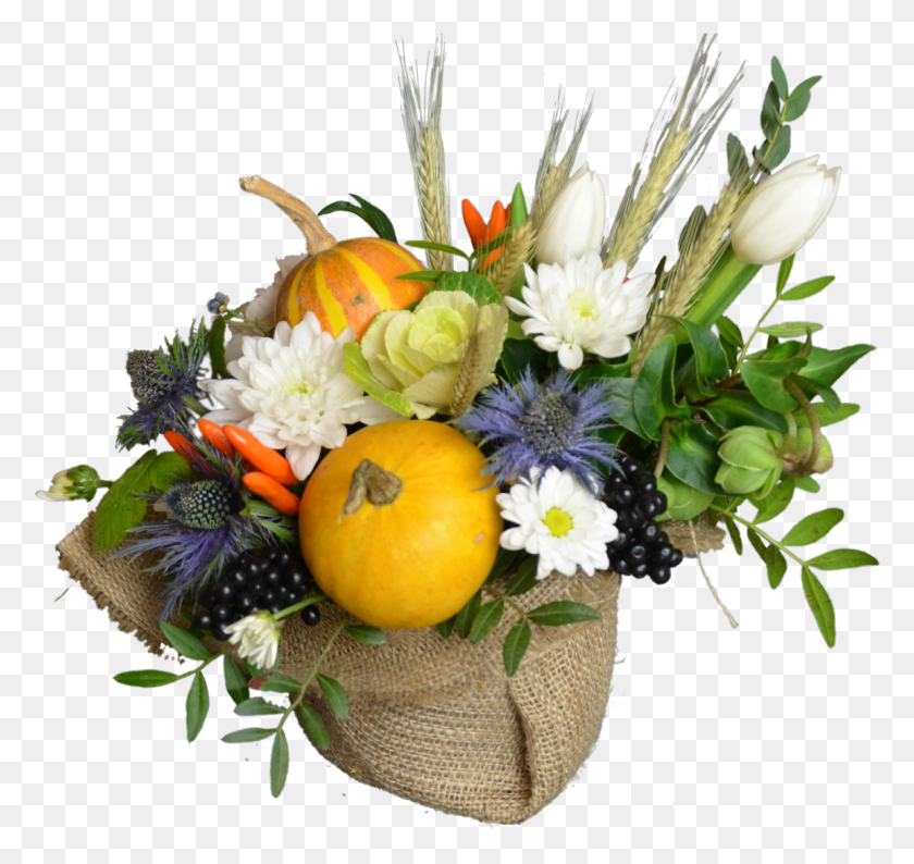 1155x1088 Gifts Of Autumn Flower Shop Studio Flores Bouquet, Orange, Citrus Fruit, Fruit HD PNG Download
