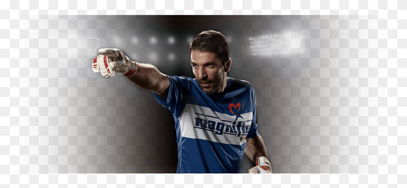 871x367 Gigi Buffon Goalkeeper Captain And Legend Of The Goalkeeper, Person, Clothing, Sport HD PNG Download