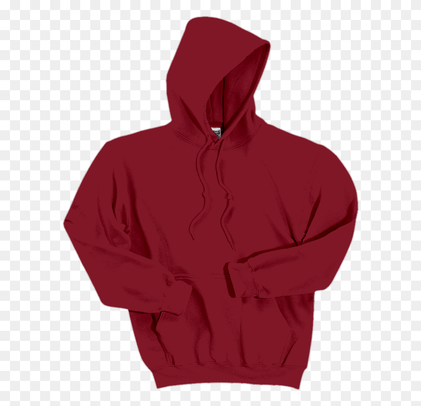 594x750 Gildan Dryblend Pullover Hooded Sweatshirt 12500 Cardinal Gildan Hoodie Blank Black, Clothing, Apparel, Sweater HD PNG Download