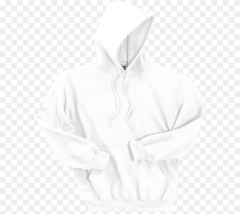 594x750 Gildan Dryblend Pullover Hooded Sweatshirt White Black Blank Hoodie, Clothing, Hood, Knitwear, Sweater Sticker PNG