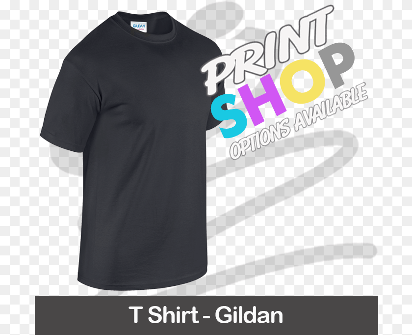 701x682 Gildan Heavy Cotton T Shirt Active Shirt, Clothing, T-shirt Sticker PNG