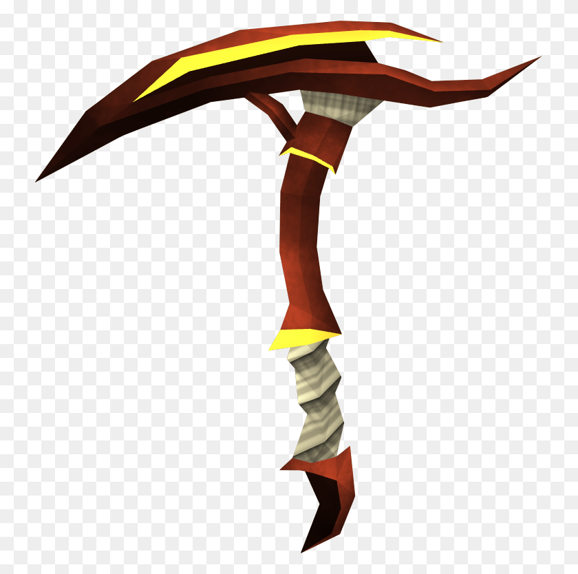 737x774 Gilded Dragon Pickaxe Osrs Dragon Pickaxe Ornament, Person, Human, Axe HD PNG Download