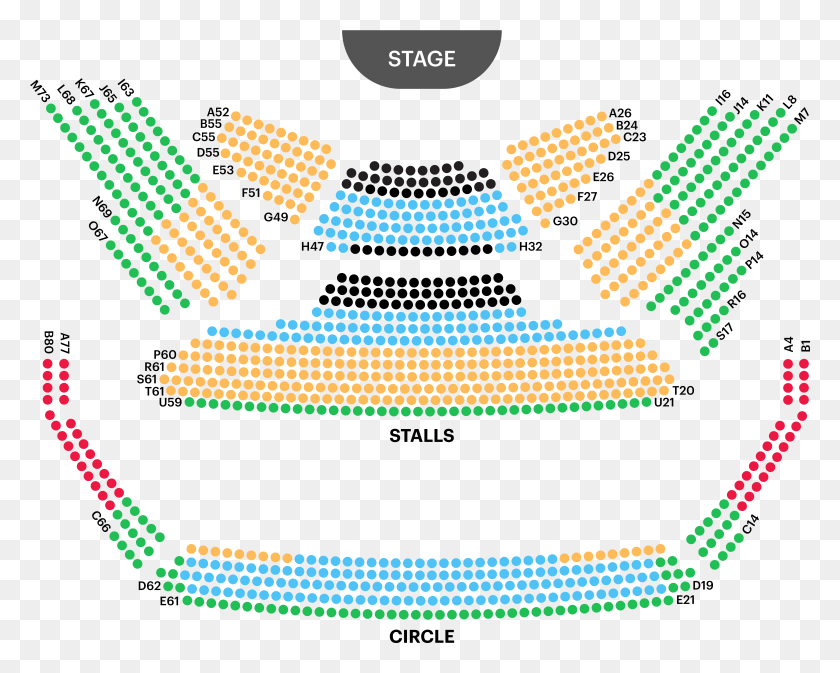 5404x4251 Gillian Lynne Theatre Seating Map Gillian Lynne Theatre London Seating Plan, Graphics, Pattern HD PNG Download