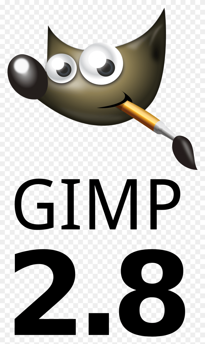 1616x2791 Gimp Logo Gimp 2 Logo, Tool, Brush HD PNG Download