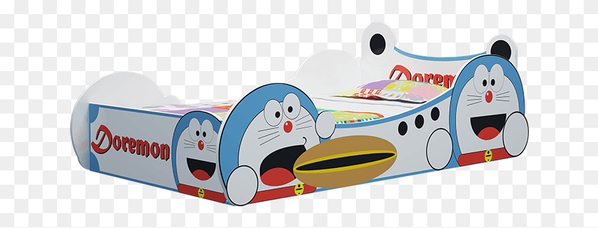 646x261 Ging Tr Em Doremon Ging N Doraemon, Vehicle, Transportation, Boat HD PNG Download