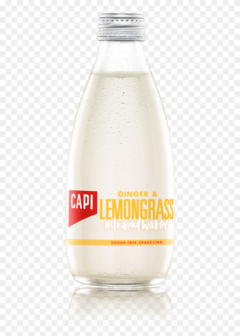 391x1115 Ginger Lemongrass Mineral Water Capi Sparkling Mineral Water, Beer, Alcohol, Beverage HD PNG Download