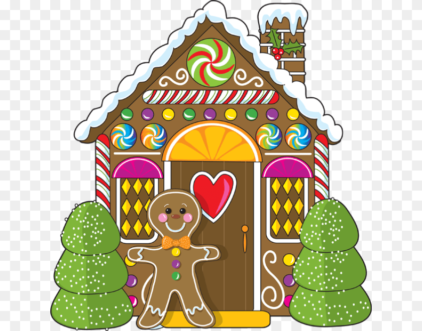 640x660 Gingerbread House Clipart, Cookie, Food, Sweets, Dynamite Transparent PNG