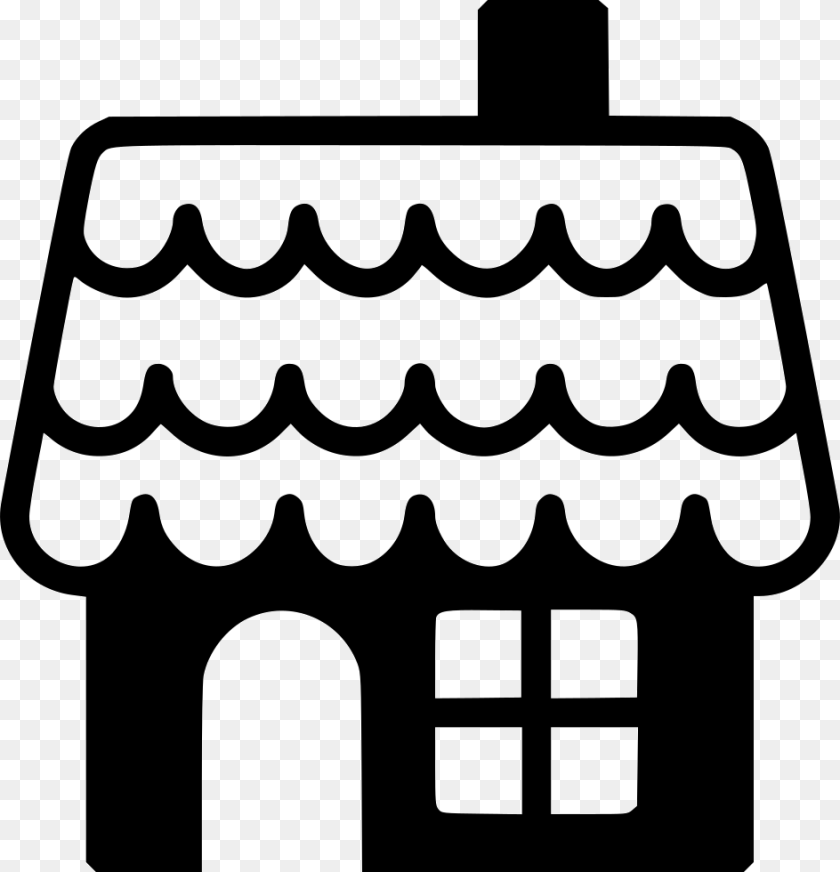 Gingerbread House Comments Gingerbread House Svg, Architecture, Rural, Outdoors, Nature PNG