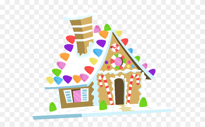 580x461 Gingerbread House Transparent Background Gingerbread House Vector Art, Cookie, Food, Biscuit HD PNG Download