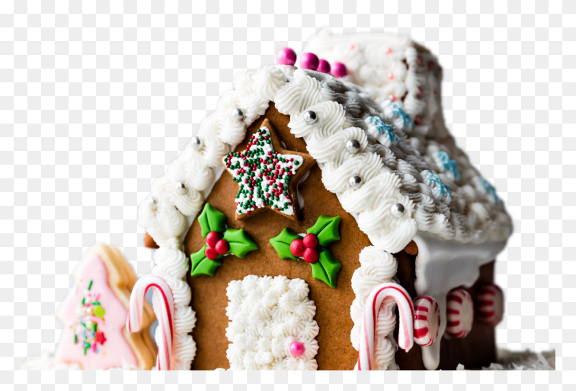 1200x786 Gingerbread Man House Background Image Gingerbread Man, Icing, Cream, Cake HD PNG Download