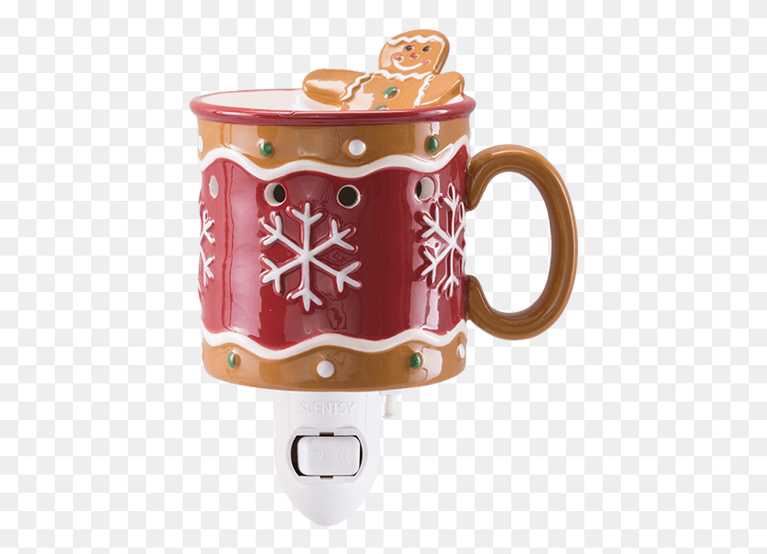428x547 Gingerbread Man Scentsy Fall Warmers 2018, Coffee Cup, Cup, Birthday Cake HD PNG Download