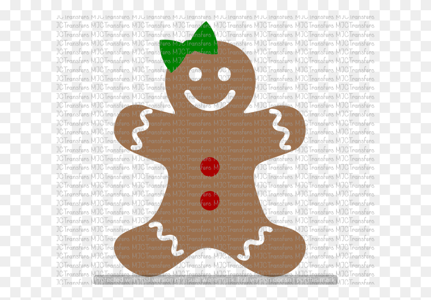 620x525 Gingerbread Man Silhouette Svg, Text, Poster, Advertisement HD PNG Download