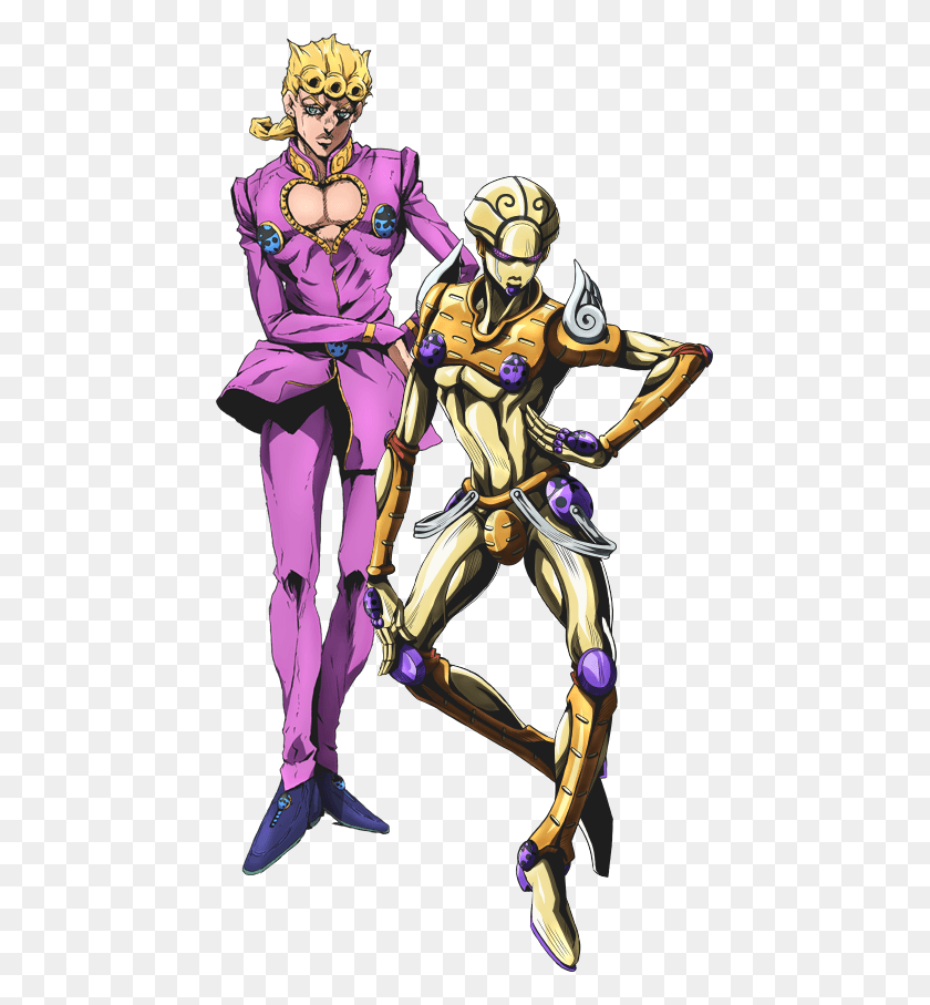 449x847 Giorno Giovanna Gold Experience Jojo Anime, Helmet, Clothing, Apparel HD PNG Download