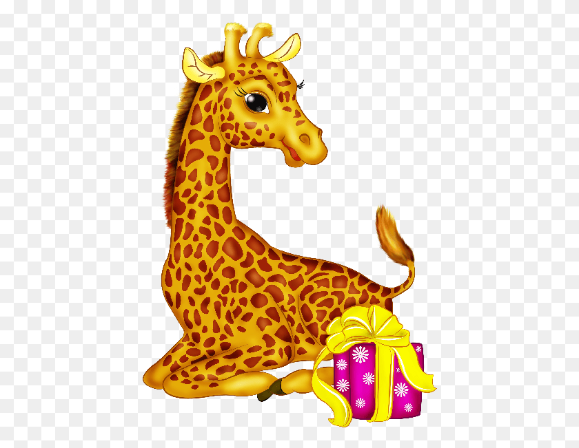 428x591 Giraffe Cartoon Clip Art Images Giraffe, Mammal, Animal, Wildlife HD PNG Download