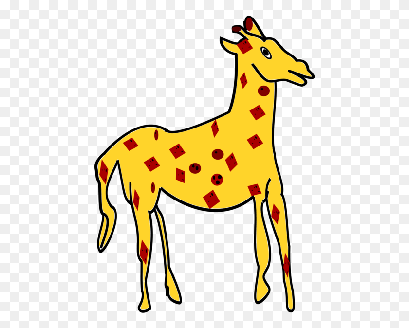 456x614 Giraffe Deer Neck Parrot Computer Icons Cartoon, Mammal, Animal, Horse HD PNG Download